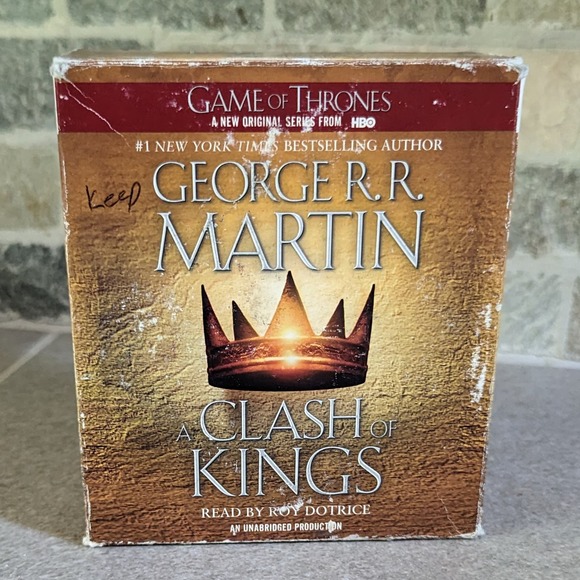 Clash of the Kings Game of Thrones Audiobook 30 CDs - Picture 2 of 3